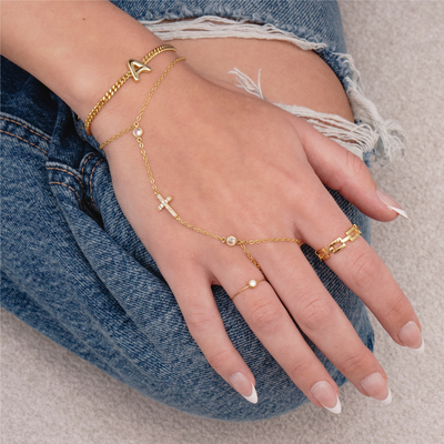 Don't Cross Me Hand Chain