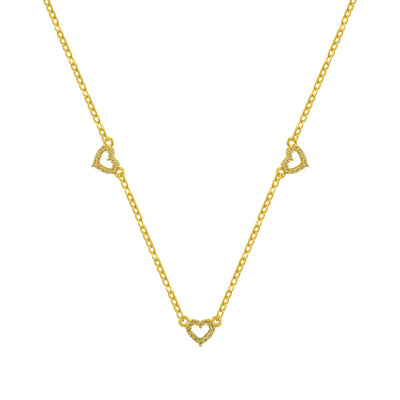 Triple Love Necklace - EVRYJEWELS