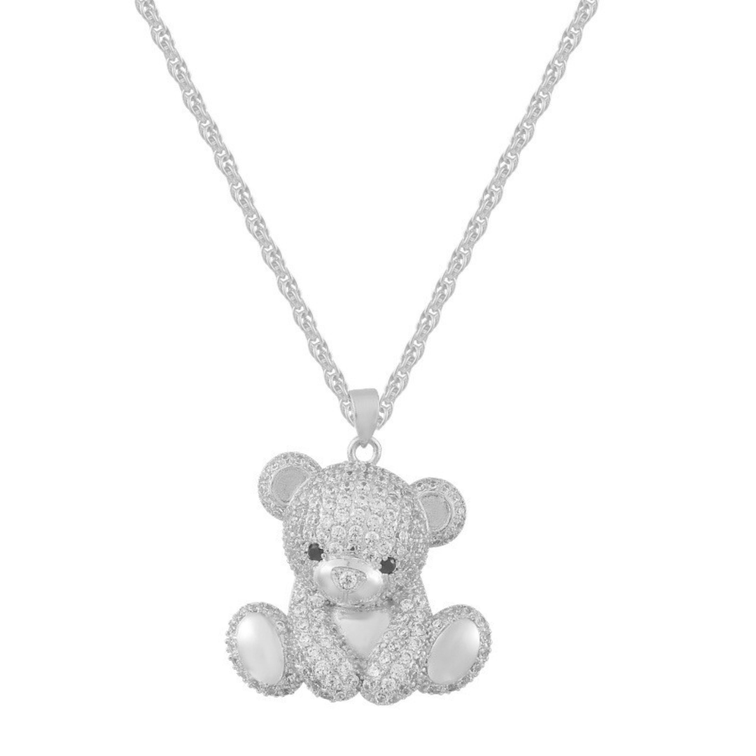 Teddy Bear Necklace - EVRYJEWELS